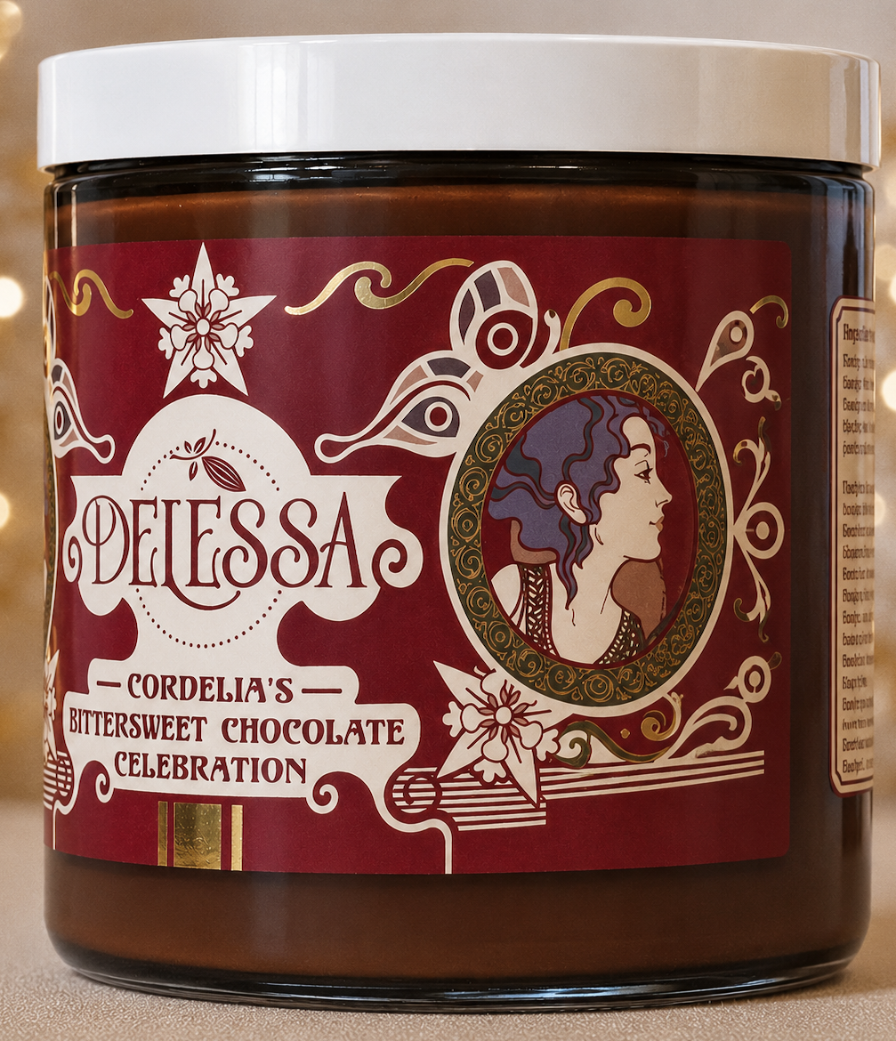 Delessa Artisan Dark Chocolate Coconut Spread – Tree Nut Free, Small Batch, No Palm Oil