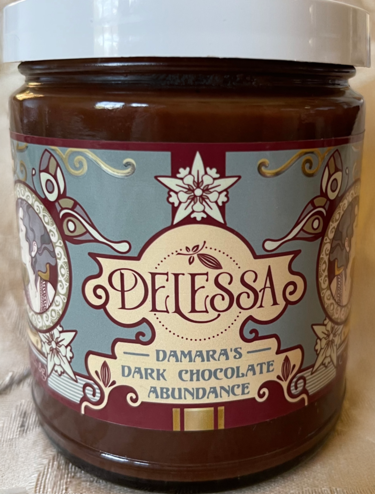 Delessa Chocolate-Almond Spread - Damara's Dark Chocolate Abundance