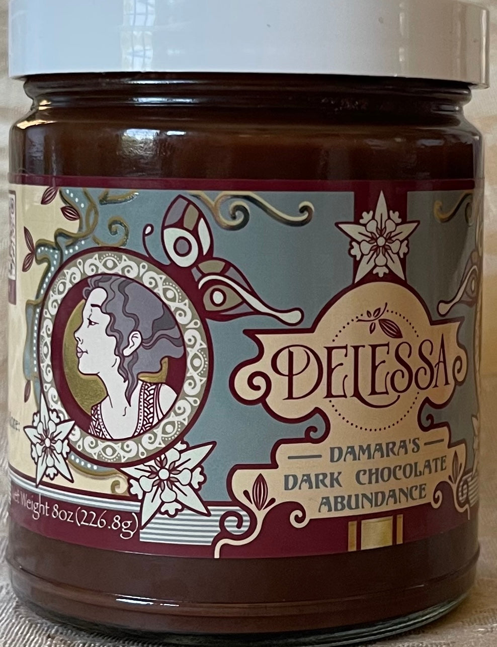 Delessa Chocolate-Almond Spread - Damara's Dark Chocolate Abundance