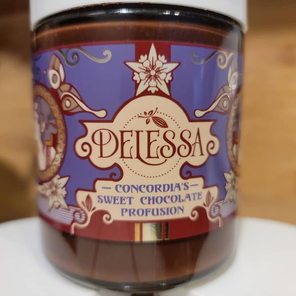 PRE-ORDER: Delessa Chocolate-Hazelnut Spread - Concordia's Sweet Chocolate Profusion (Ships Dec 11-12)